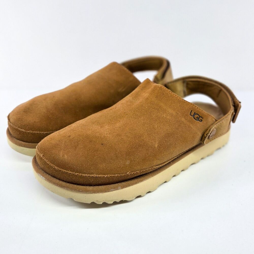 UGG Goldenstar Clog Chestnut Brown Women’s Size 11 1138252 Excellent